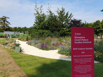 Carol Klein's Iconic Horticultural Hero garden at Hampton Court