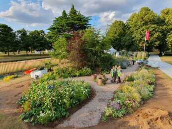 Carol Klein's Iconic Horticultural Hero garden at Hampton Court