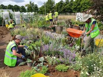 Carol Klein's Iconic Horticultural Hero garden at Hampton Court