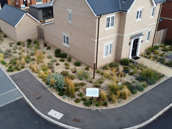 Planting at Chattowood Housing Development