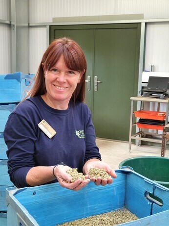 Seed collecting with propagation expert Emily